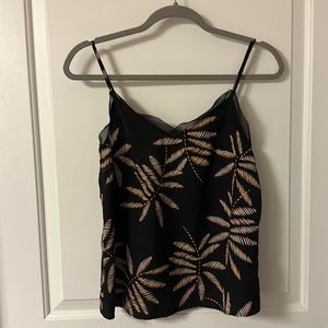 Black and orange patterned tank 🎃size XS